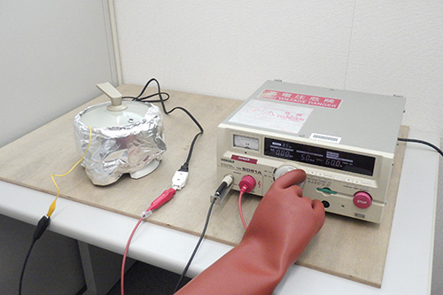 耐電圧試験のイメージ