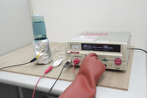 耐電圧試験のイメージ