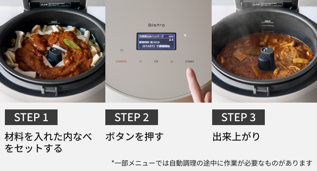 使い方はかんたん3STEP*画像