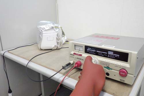 耐電圧試験のイメージ