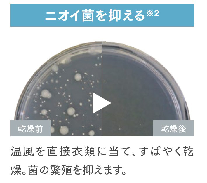 ニオイ菌を抑える