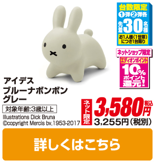 アイデスＫＷ ブルーナボンボン グレー