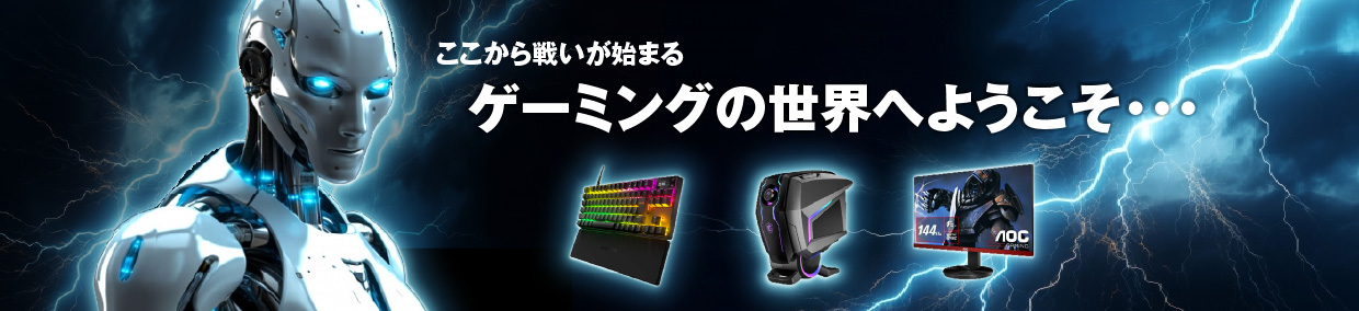 ゲーミングの世界へようこそ・・・