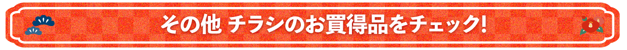 その他チラシのお買い得品をチェック！