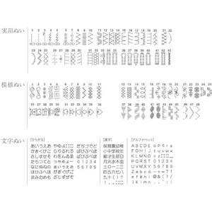 ハッピージャパン コンピュータミシン 自動糸切り・自動糸調子搭載 フットコントローラー付き FFH-6000-イメージ2