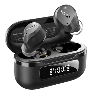 TOZO ノイズキャンセリング完全ワイヤレスイヤホン AeroSound ブラック TZ-T11124BK-イメージ1