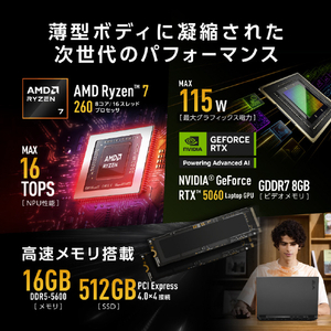 ASUS FA608UMI イェーガーグレー FA608UMI-R7R5060-イメージ4