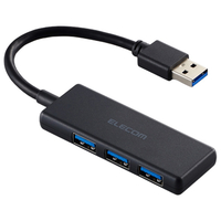 エレコム USB 5Gbpsハブ 3ポート ブラック U3H-H030BK