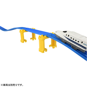 タカラトミー プラレール R-06 ニュー坂レール(2本入・ブロック橋脚2個付) Pﾚ-ﾙR06ｻｶﾚ-ﾙ-イメージ3