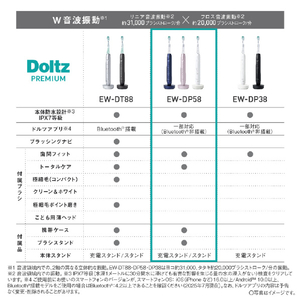 パナソニック 電動歯ブラシ Doltz ディープブルー EW-DP58-A-イメージ8