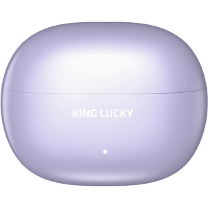 KINGLUCKY オープンイヤー型(空気伝導)完全ワイヤレスイヤホン i239 パープル I239PR-イメージ5