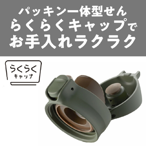 タイガー 真空断熱ボトル(0．6L) オリーブグリーン MKR-W060GR-イメージ3