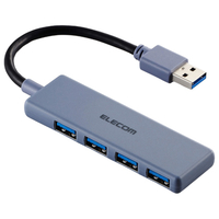 エレコム USB 5Gbpsハブ 4ポート ネイビー U3H-H040NV