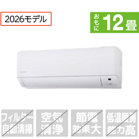アイリスオーヤマ 「工事代金別」 12畳 エアコン Gシリーズ IHF-3610G-W-S