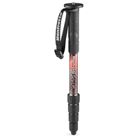 Ｍａｎｆｒｏｔｔｏ アルミニウム5段 一脚 Element MII レッド MMELMIIA5RD