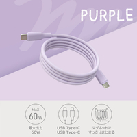 e angle マグネッととのうケーブル パープル ANGT-MUC-26-18-PU