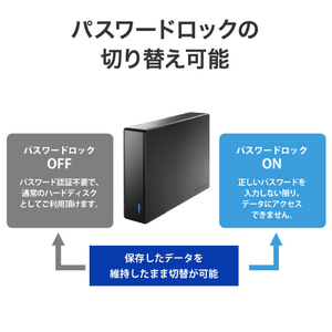 I・Oデータ USB 3．2 Gen1対応外付けハードディスク(ハードウェア暗号化/電源内蔵モデル)2TB HDJA-SUTC2-イメージ7