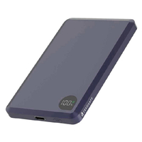 ラスタバナナ TYPE-C1ポート ZEROSAFE 薄型マグネット付ワイヤレス モバイルバッテリー 5000MAH ネイビー RLI050WCC15W02NV