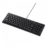 サンワサプライ USBハブ付コンパクトキーボード SKB-KG2UH3BK