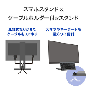 I・Oデータ 23．8型ワイド液晶ディスプレイ (抗菌モデル)（受注生産） LCD-D242SA-F-AG-イメージ7