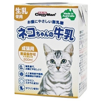 ドギーマンハヤシ ネコちゃんの牛乳 成猫用 200ml ﾈｺﾁﾔﾝﾉｷﾞﾕｳﾆﾕｳｾｲﾈｺﾖｳ200ML