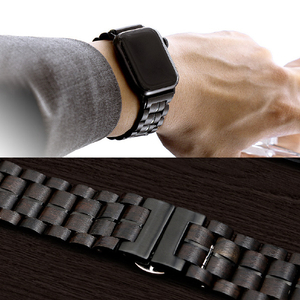 VOWOOD Apple Watch 42/41/40/38mm用天然木バンド 黒檀 VW74034AWCP-イメージ19