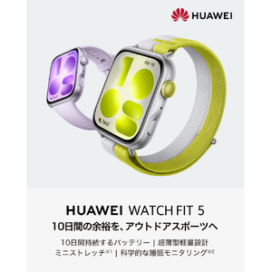 HUAWEI WATCH FIT 5 Black NKI-B09-BK-イメージ11