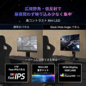 TVS REGZA EGZA GAMING MONITOR REGZA ゲーミングモニター RM-G278R-イメージ3