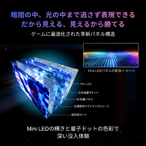 TVS REGZA EGZA GAMING MONITOR REGZA ゲーミングモニター RM-G278R-イメージ4