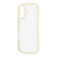 レイ・アウト iPhone 17用ハイブリッドガラスケース Puffull 10H +レンズガードリング / ミルクホワイト RT-P52CMD3/MLW