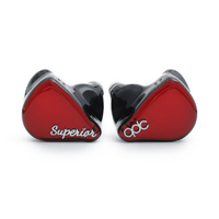 qdc ダイナミック密閉型イヤホン SUPERIOR バーミリオンレッド QDC-SUPERIOR-RD