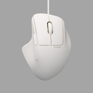 エレコム 有線接続Mサイズマウス“SHELLPHA”チルト機能付き7ボタン ホワイト M-SH30UBSKWH-イメージ8