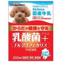 ドギーマンハヤシ わんちゃんの国産牛乳 乳酸菌プラス 200ml ドギーマン(Doggy Man) ﾜﾝｺｸｻﾝｷﾞﾕｳﾆﾕｳﾆﾕｳｻﾝｷﾝ200ML