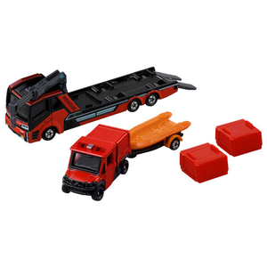 タカラトミー No．132 モリタ 小型オフロード消防車 レッドレディバグ & 搬送車 NO132ﾓﾘﾀｺｶﾞﾀｵﾌﾛ-ﾄﾞｼﾖｳﾎﾞｳ-イメージ5