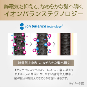 コイズミ ハイスピードイオンバランスドライヤー サロンセンス ブラック KHD-9970/K-イメージ17