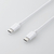 エレコム USB2．0ケーブル(C-C、PD対応) 1．0m ホワイト MPA-CC10PNWH-イメージ1