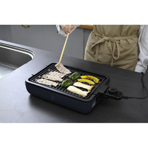 YAMAZEN ホットプレート 煙の少ない焼肉グリル e angle select closto グレー CLIKM125E3GYR-イメージ10