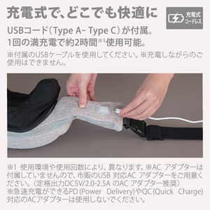 e angle ハンズフリーマッサージャー ライトブラウン ANGV-MSHF15-A-LB-イメージ4
