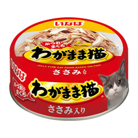 いなば わがまま猫 ささみ入りかつお・まぐろ 115g FC33815
