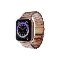 miak Apple Watch 42/41/40/38mm用METAL BAND ローズゴールド SFBMA-W3840RG