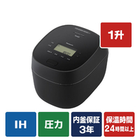 パナソニック 可変圧力IHジャー炊飯器 ブラック SR-N518E-K