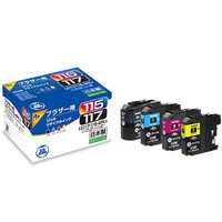 ジット ブラザー LC117/115-4PK4色リサイクル FCD933P-JIT-B1171154P