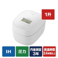 パナソニック 可変圧力IHジャー炊飯器 ホワイト SR-N518E-W