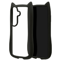 ラスタバナナ Galaxy S26用 猫耳ケース TPU×PC ブラック 9313GS26HPBK