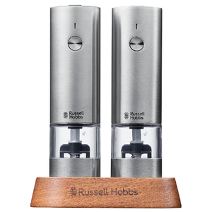 大石アンドアソシエイツ 充電式ミルソルト&ペッパーミニ(2本セット) Russell　Hobbs シルバー 7942JP-イメージ1