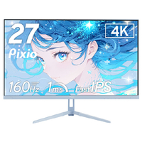 Pixio 27型ゲーミング液晶ディスプレイ パステルブルー PX27UWAVEB-PW