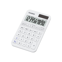 カシオ 手帳型カラフル電卓 ホワイト SL-300D-WE-N