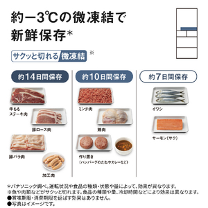 パナソニック 【右開き】450L 5ドア 冷凍冷蔵庫 マットライトベージュ NR-E45RY3-C-イメージ9