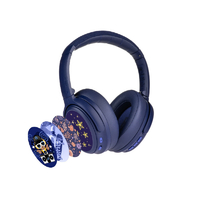 Onanoff キッズ用ヘッドホン BuddyPhones COSMOS FUN Blue BT-BP-COSMOSF-BL