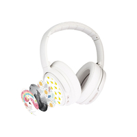 Onanoff キッズ用ヘッドホン BuddyPhones COSMOS FUN White BT-BP-COSMOSF-WH